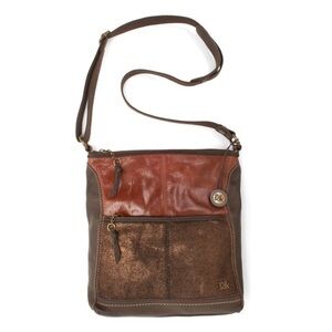The Sak Two-Tone Leather Maisie Crossbody Bag